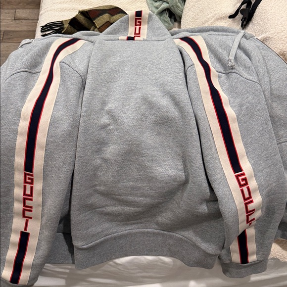 Gucci Gray Zip Up Sweater - Picture 12 of 13